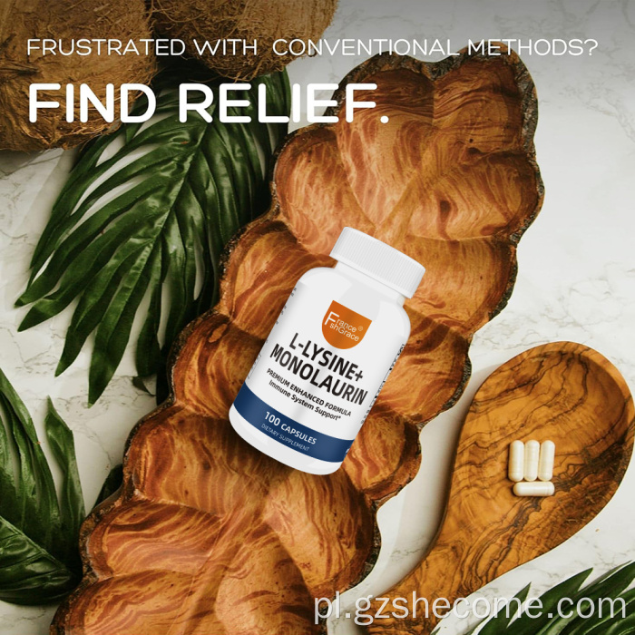 Nowość w kapsułkach L-lizyny z monolauryną